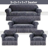 Zebra  Sofa Covers ( Grey )