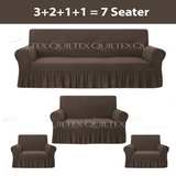 Turkish Style Sofa Covers  Dark Brown