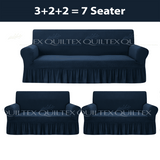 Turkish Style Sofa Covers Blue