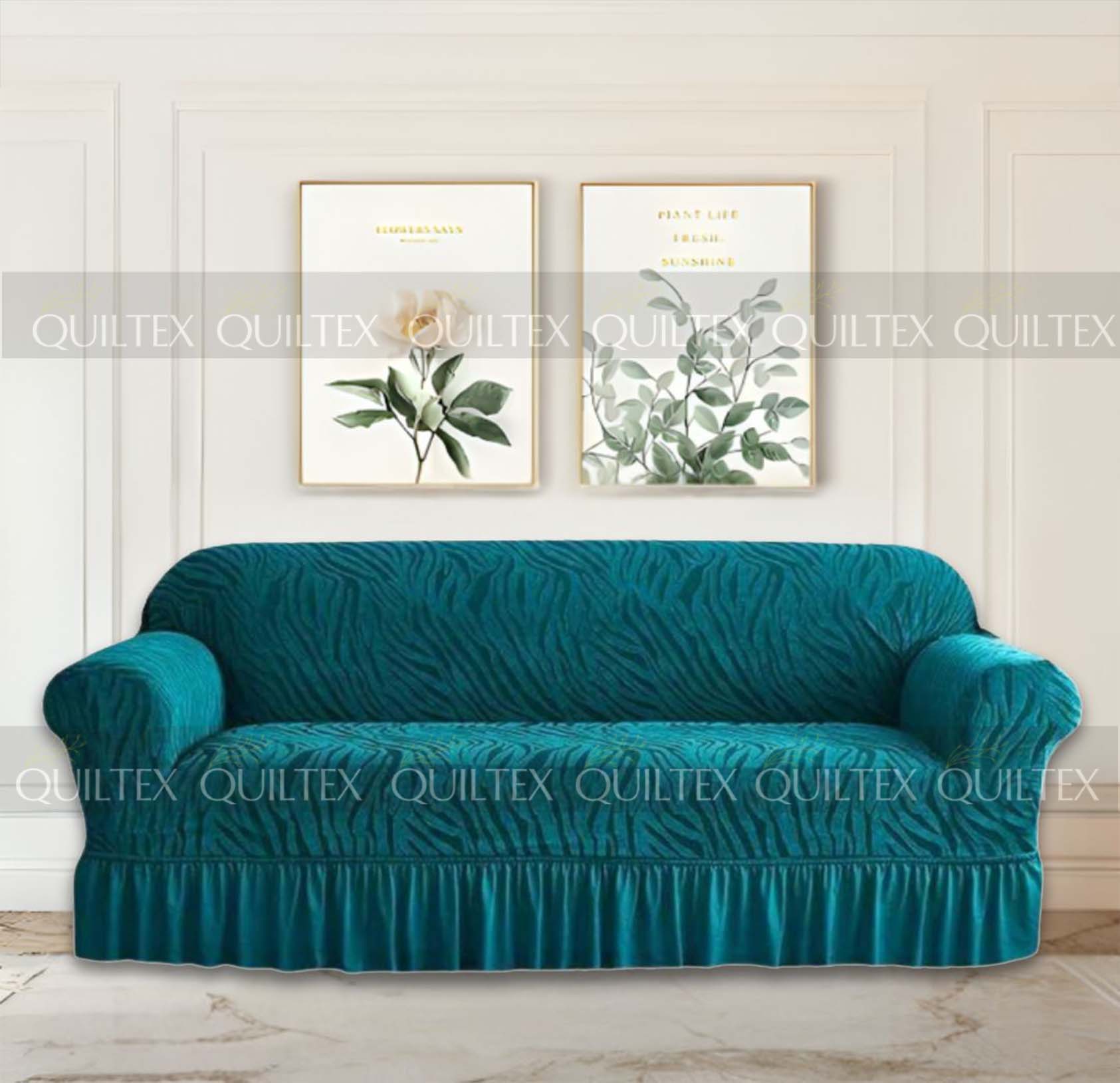 Zebra  Sofa Covers ( Zink ) Zebra  Sofa Covers ( Zink )