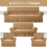 Turkish Style Sofa Covers Baige