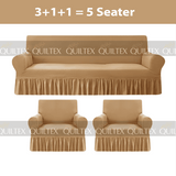 Turkish Style Sofa Covers Baige