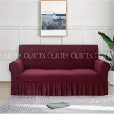 Turkish Style Sofa Covers Maroon
