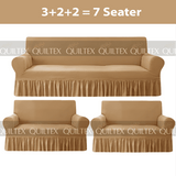 Turkish Style Sofa Covers Baige