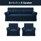 Turkish Style Sofa Covers Blue