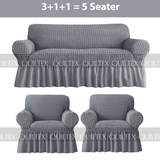 Bubble Sofa Cover  Grey Color