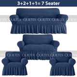 Bubble Sofa Cover Blue Color