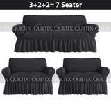 Bubble Sofa Cover Black Color