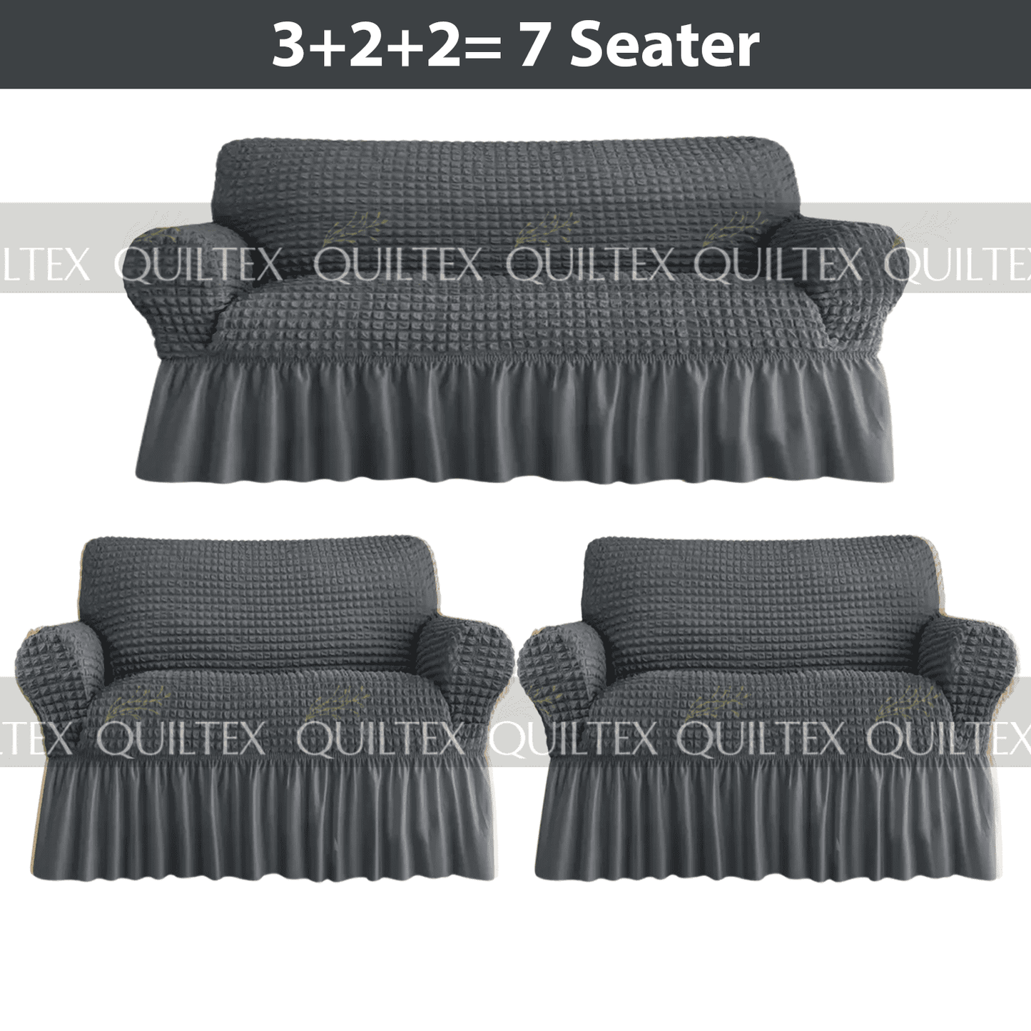 Bubble Sofa Cover Grey Color