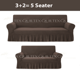 Turkish Style Sofa Covers  Dark Brown