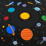 Space Black - Kids Bed Sheet