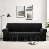 Turkish Style Sofa Covers Black Color
