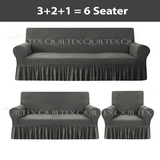 Turkish Style Sofa Covers Grey