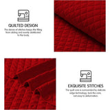 3 PCS Bedspread Set  Red