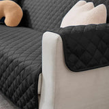 Cotton Quilted Sofa Cover ﹙ Grey ﹚