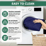 Cotton Quilted Sofa Cover ﹙ Blue﹚