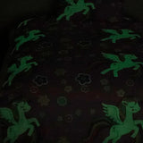 Unicorns Glow in dark kids Bedsheet Set D#021