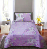 Unicorns Glow in dark kids Bedsheet Set D#021