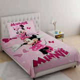 Minnie  Mouse Kids Bedsheet Set D#025
