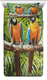 Parrots Printed kids Bedsheet Set D#008