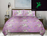 Unicorns Glow in dark kids Bedsheet Set D#021