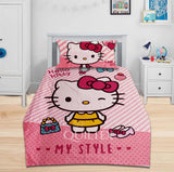 Hello Kitty  kids Bedsheet Set D#010