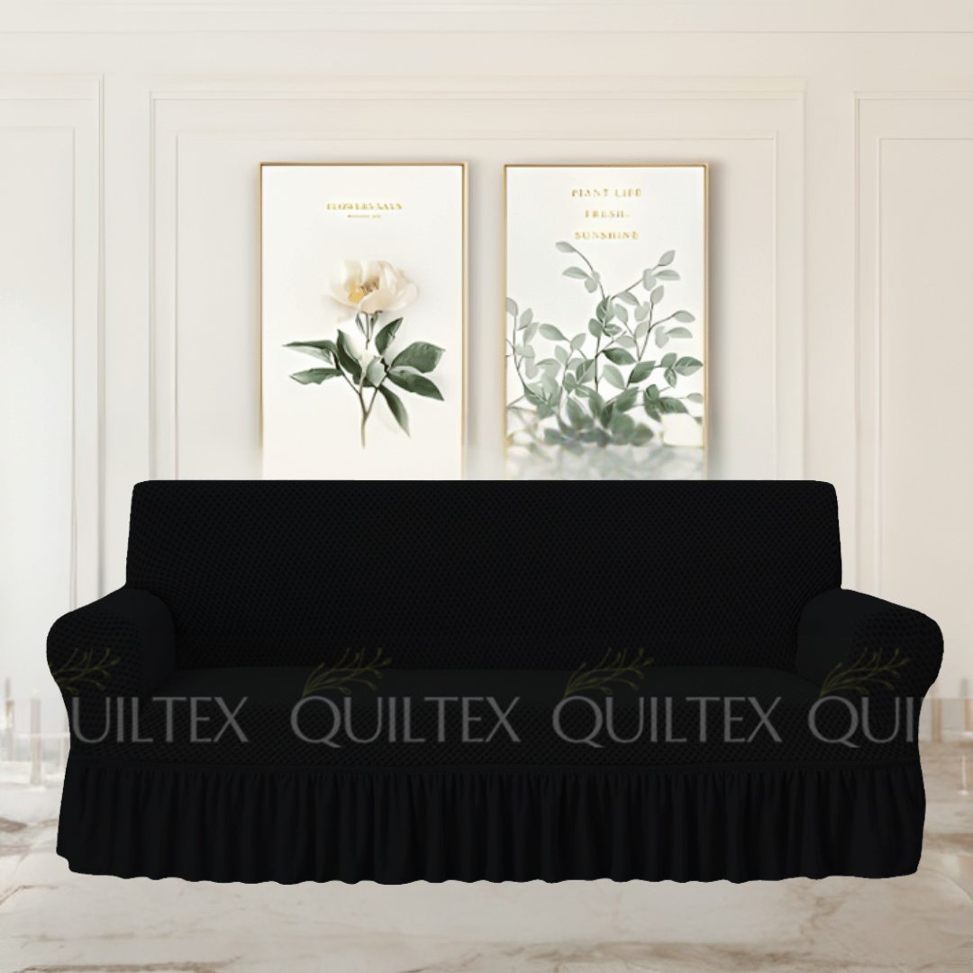 Turkish Style Sofa Covers Black Color