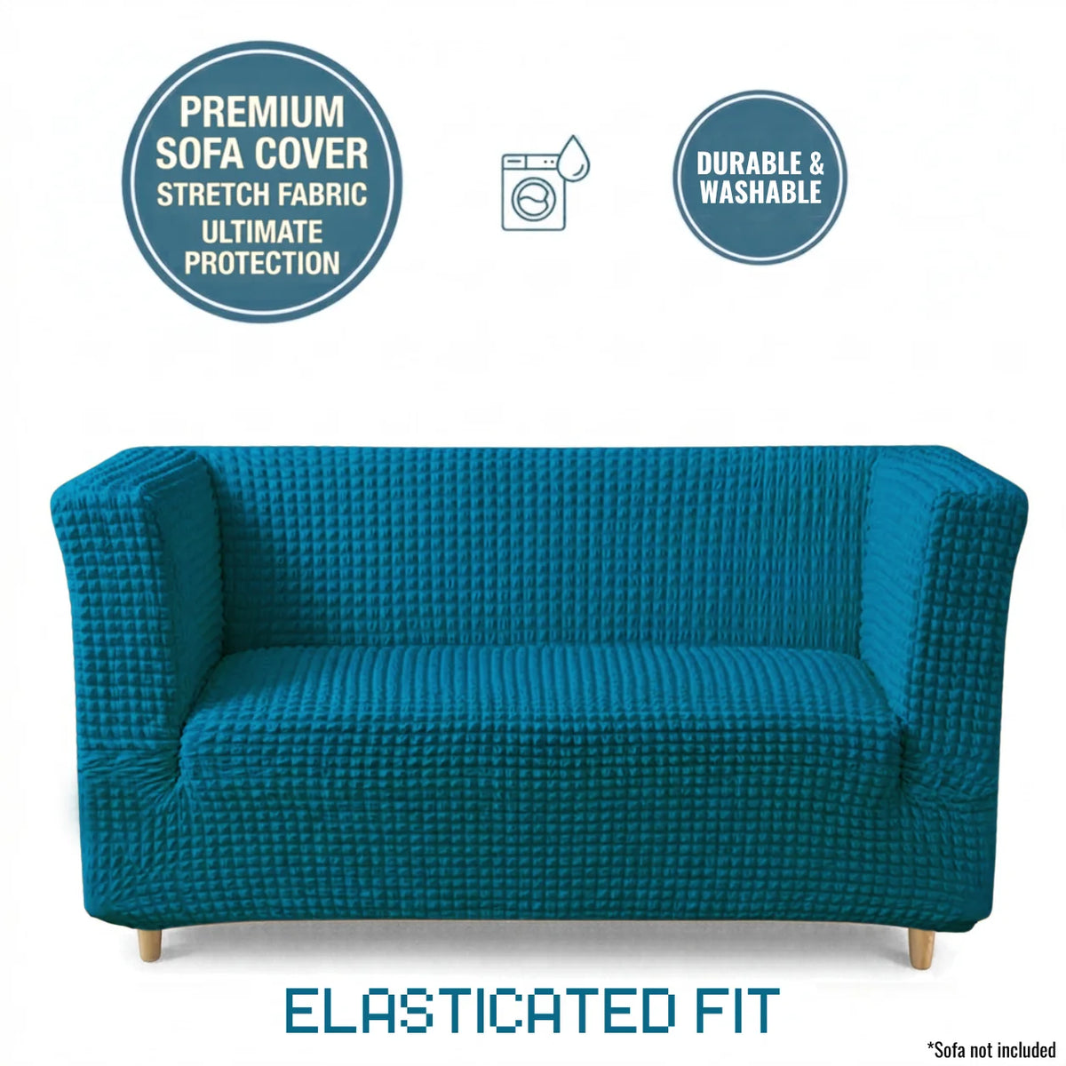 High-Arm Sofa Slipcover Zink