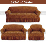 Zebra  Sofa Covers ( Copper)