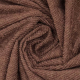 Terry Cotton Waterproof Mattress Protector Brown Color Fitted Style