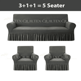 Turkish Style Sofa Covers Grey