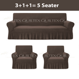 Turkish Style Sofa Covers  Dark Brown