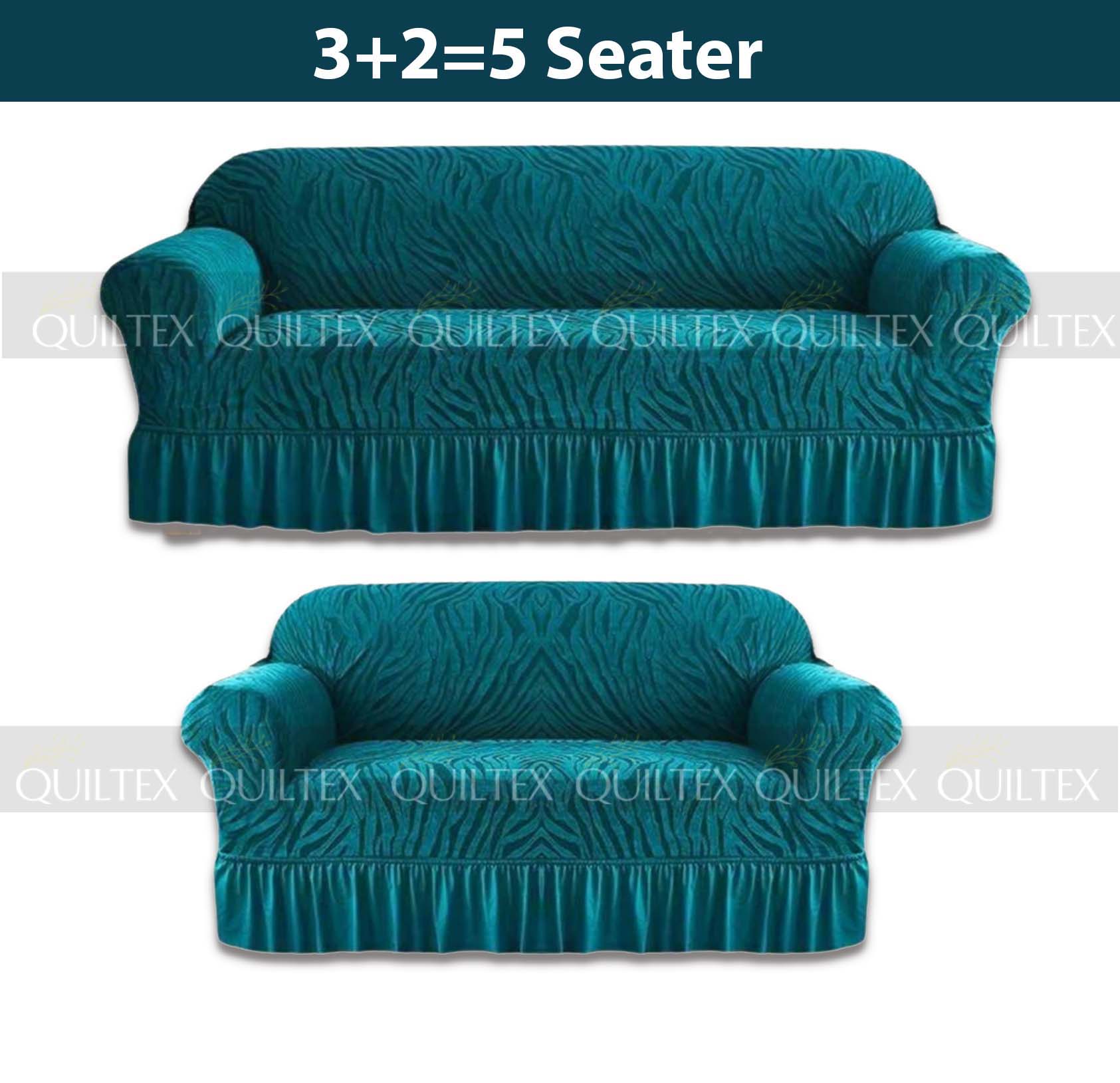 Zebra  Sofa Covers ( Zink )