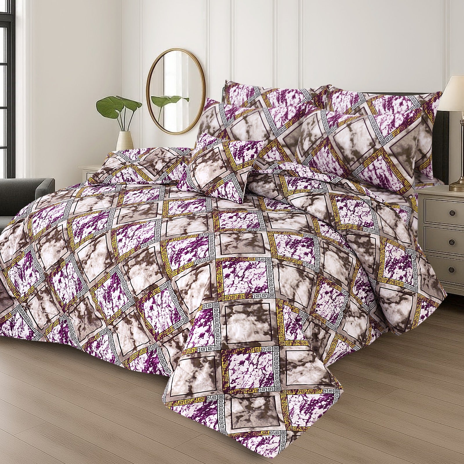 FOURRA - 7 pcs Summer Comforter Set