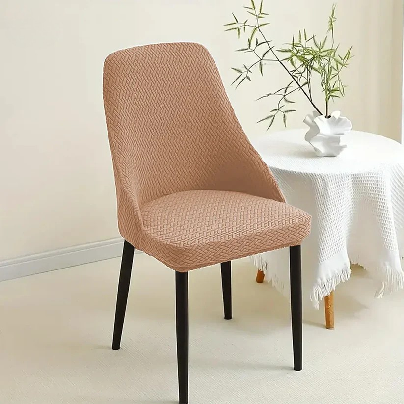 Stripe Jacquard Turkish Chair Cover - MOUSE COLOR