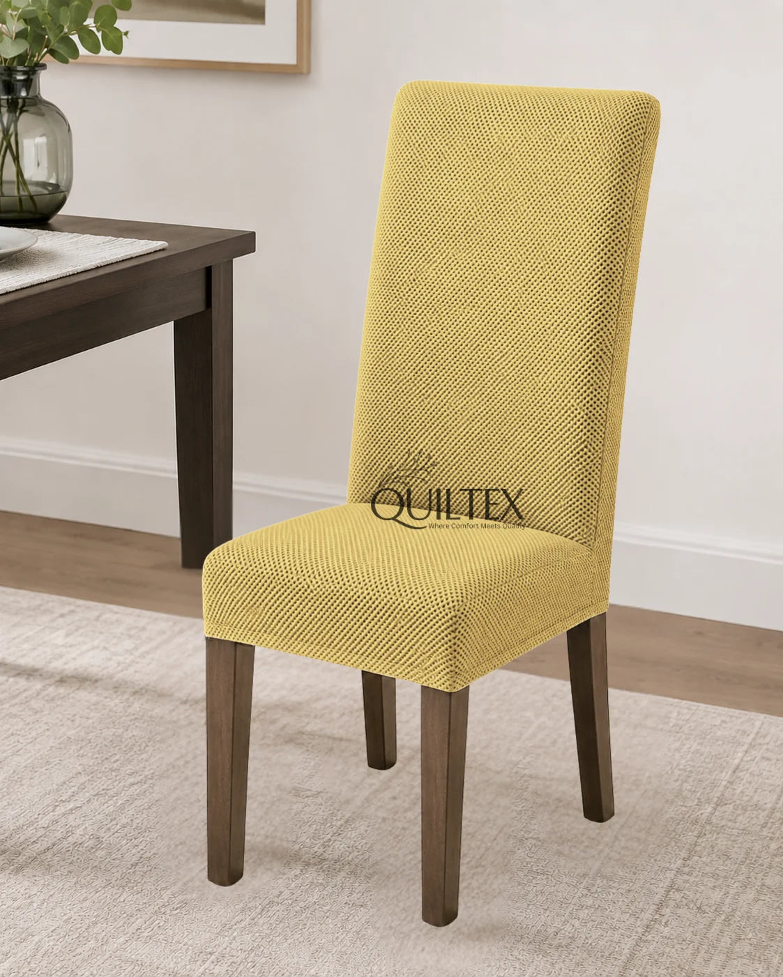 Mesh Fitted Dinning Chair Covers  Skin