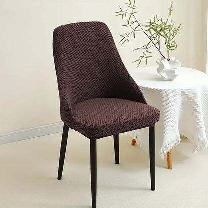 Stripe Jacquard Turkish Chair Cover - BROWN