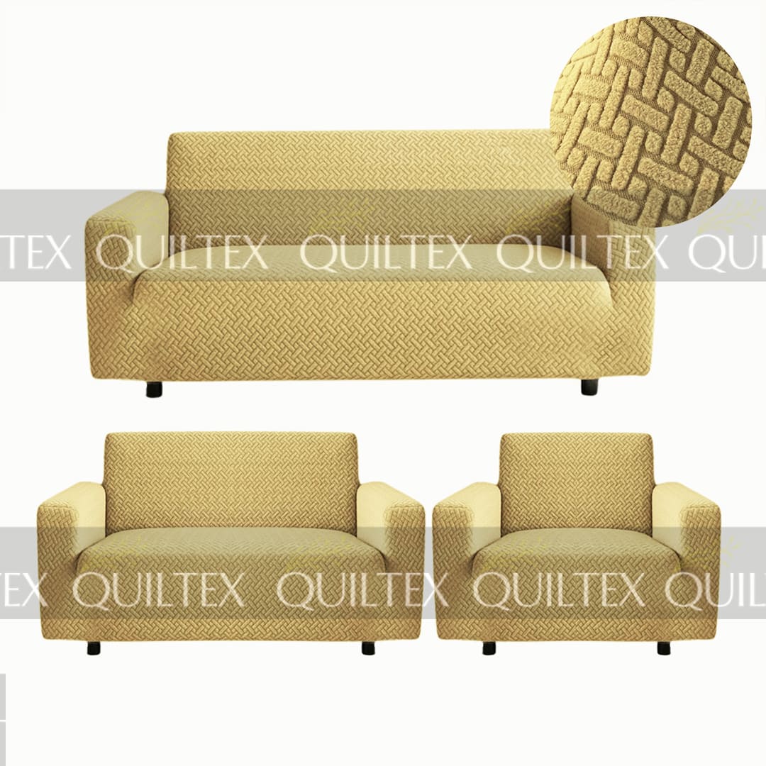 STRIPE JACQUARD SOFA COVER SKIN