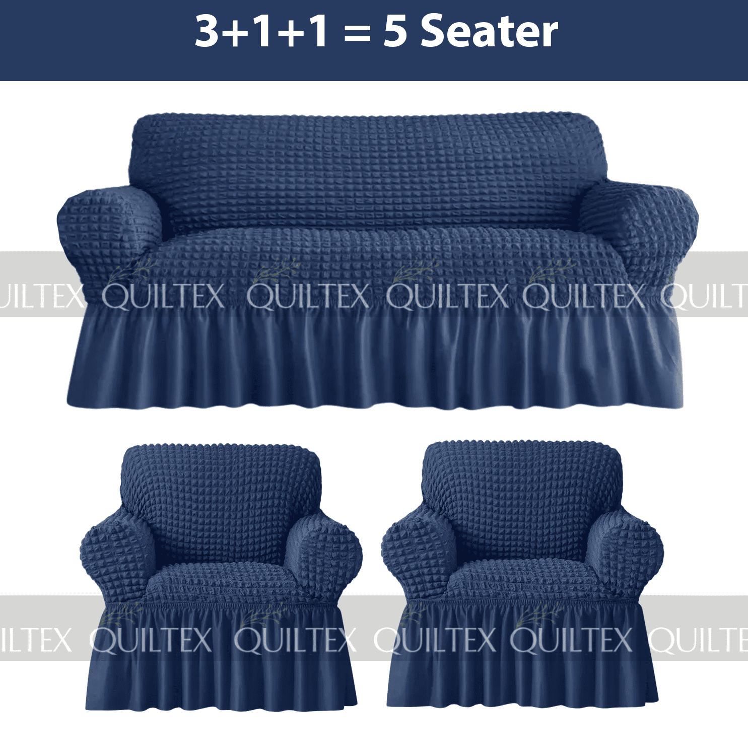 Bubble Sofa Cover Blue Color