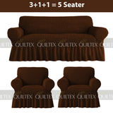 Bubble Sofa Cover  dark Brown