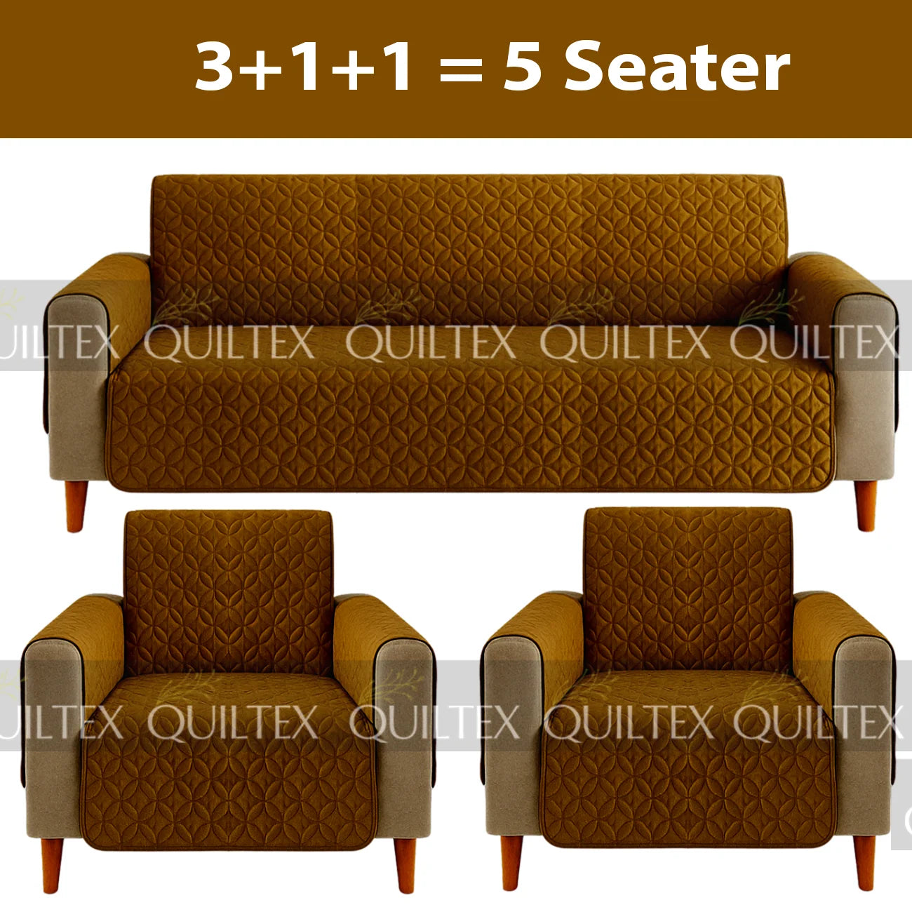 Ultrasonic Sofa Cover (coper)
