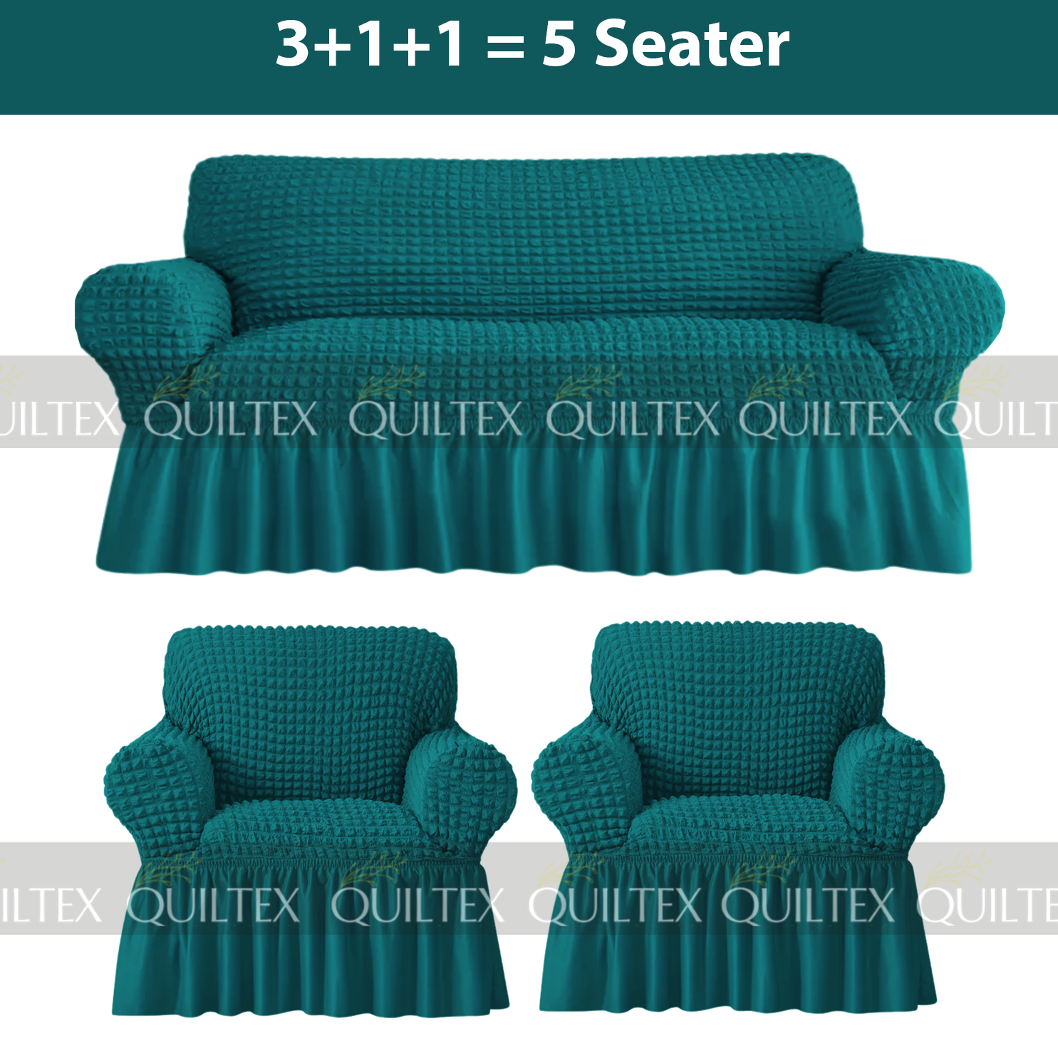 Bubble Sofa Cover Zinc