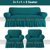 Bubble Sofa Cover Zinc