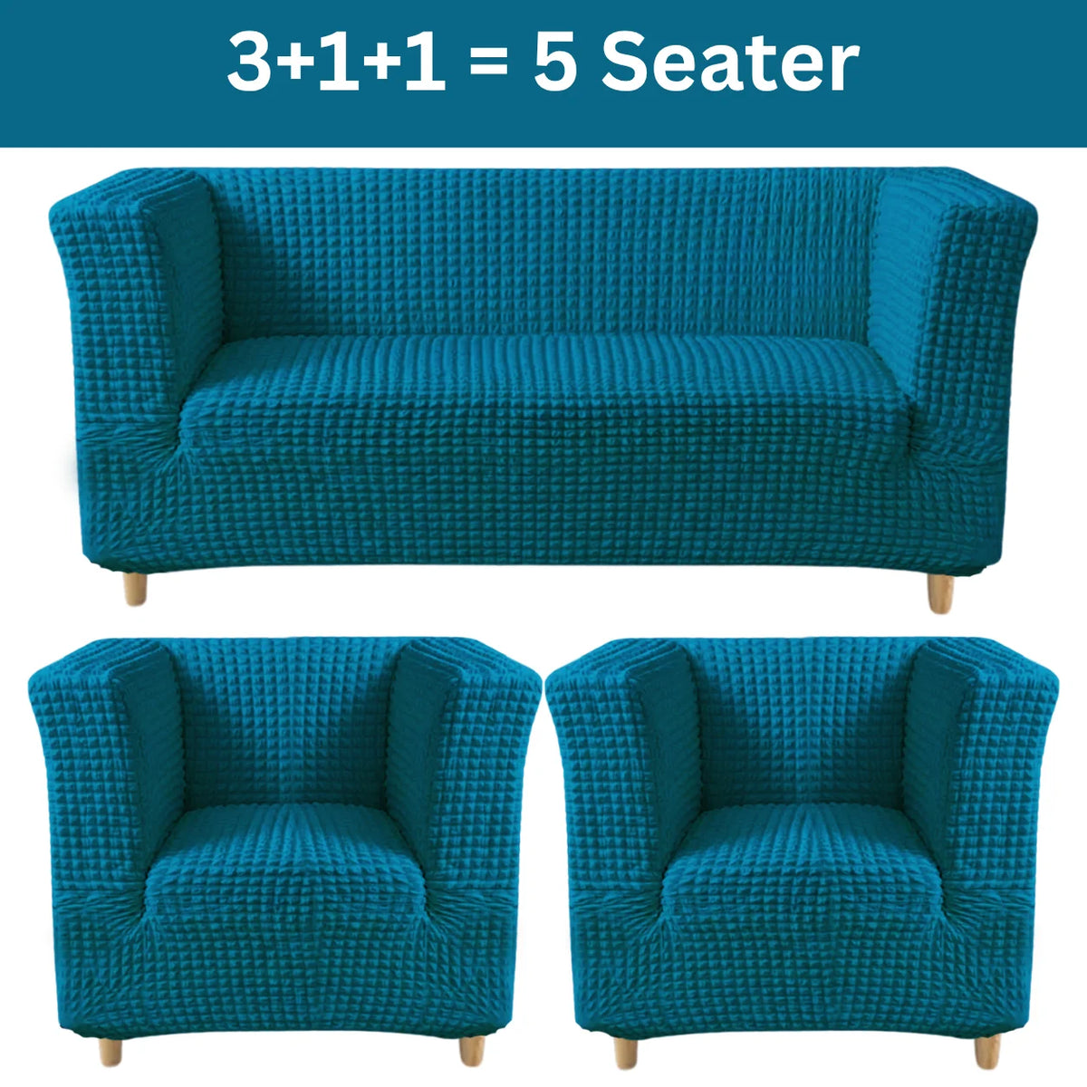 High-Arm Sofa Slipcover Zink