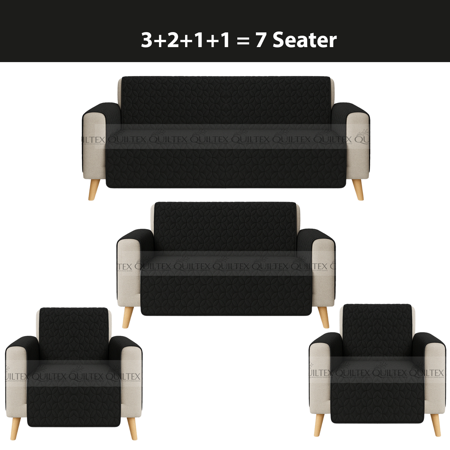 ULTRA SONIC SOFA RUNNER - SOFA COAT (BLACK)