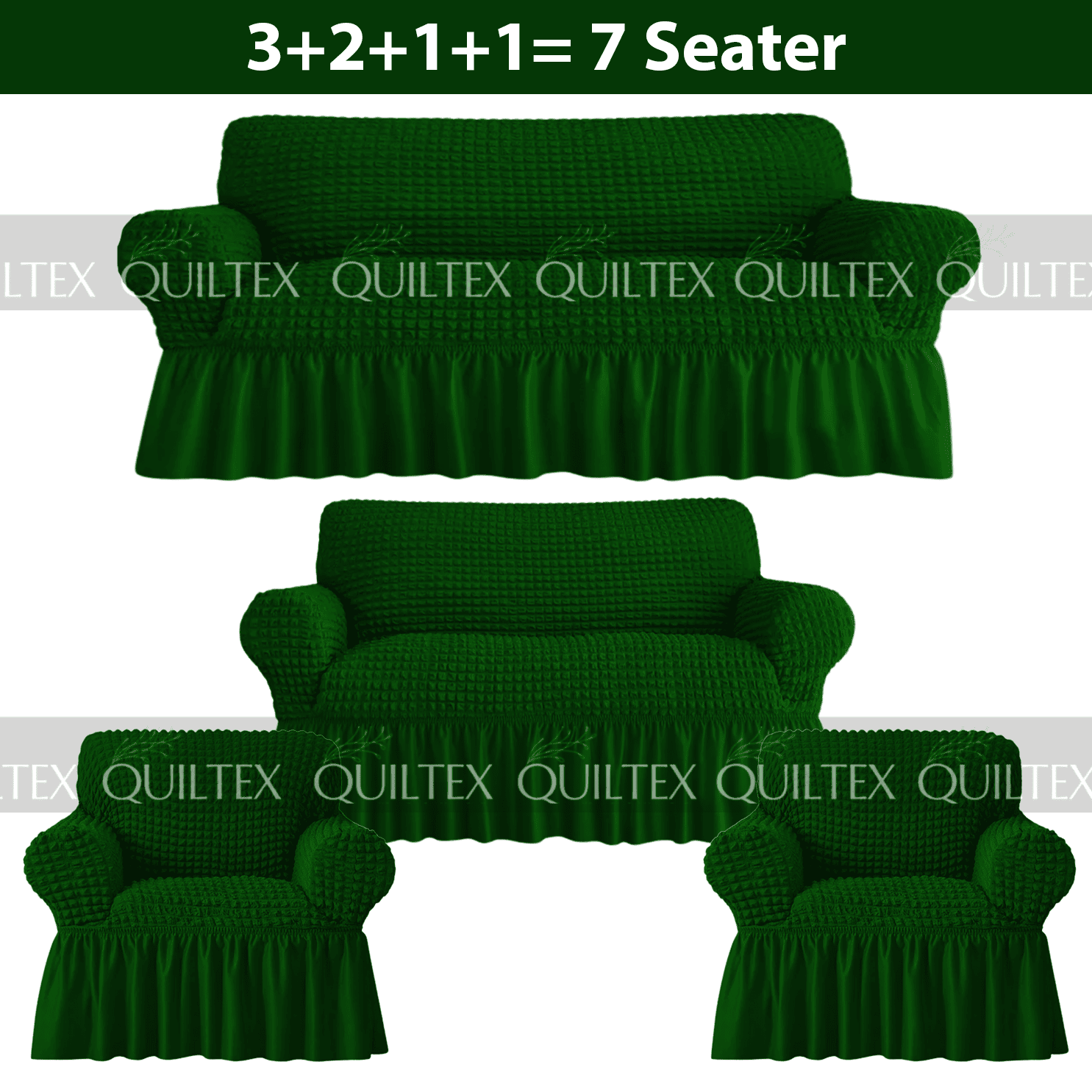 Bubble Sofa Cover Green