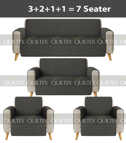 Ultrasonic Sofa Cover  (GREY )