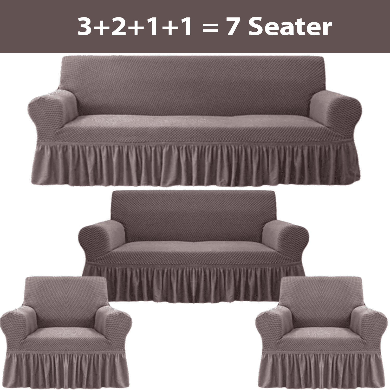 Turkish Style Sofa Covers Mouse Color