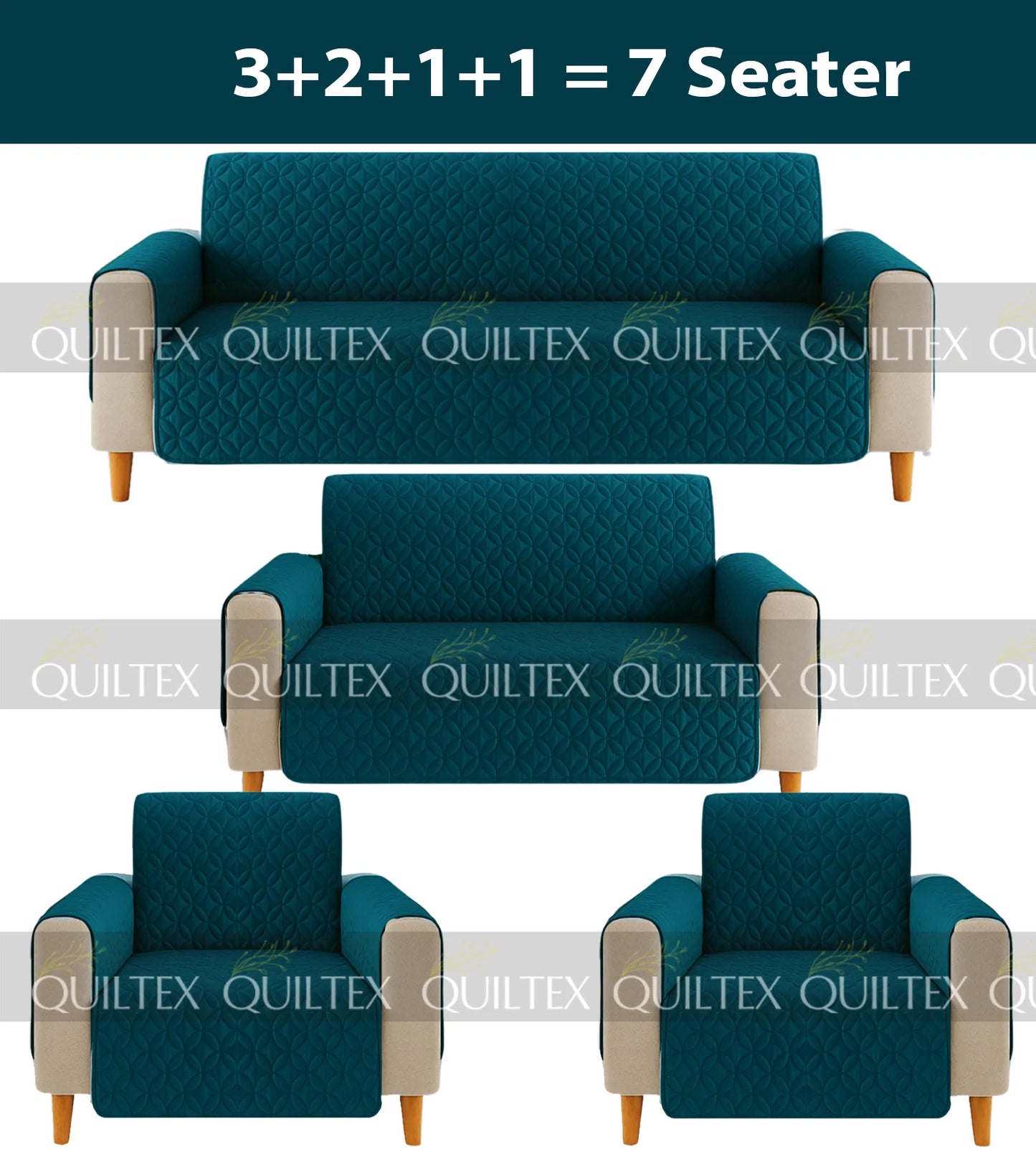 Ultrasonic Sofa Cover (Zink )