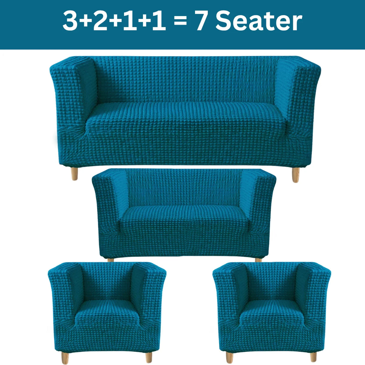 High-Arm Sofa Slipcover Zink